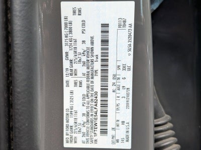 2020 Ford F-150 LARIAT 4WD SuperCrew 5.5' Box