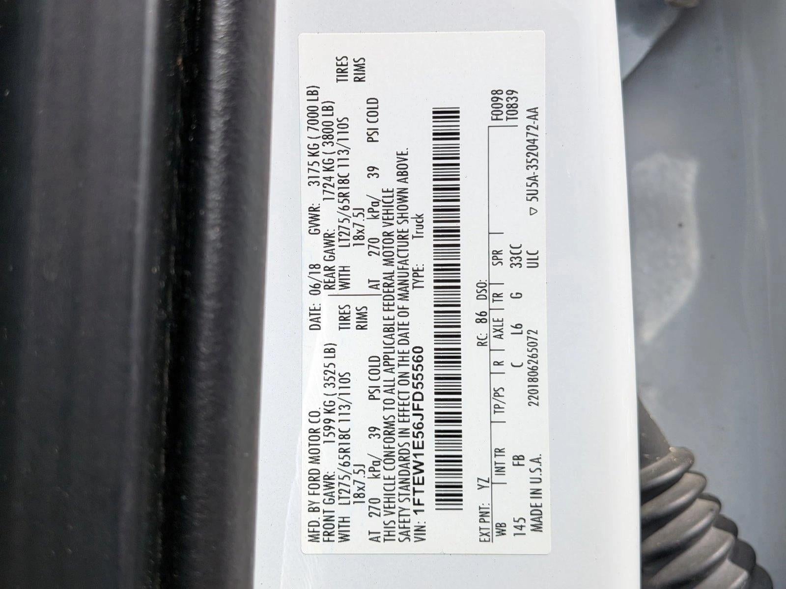 2018 Ford F-150 XLT 4WD SuperCrew 5.5' Box