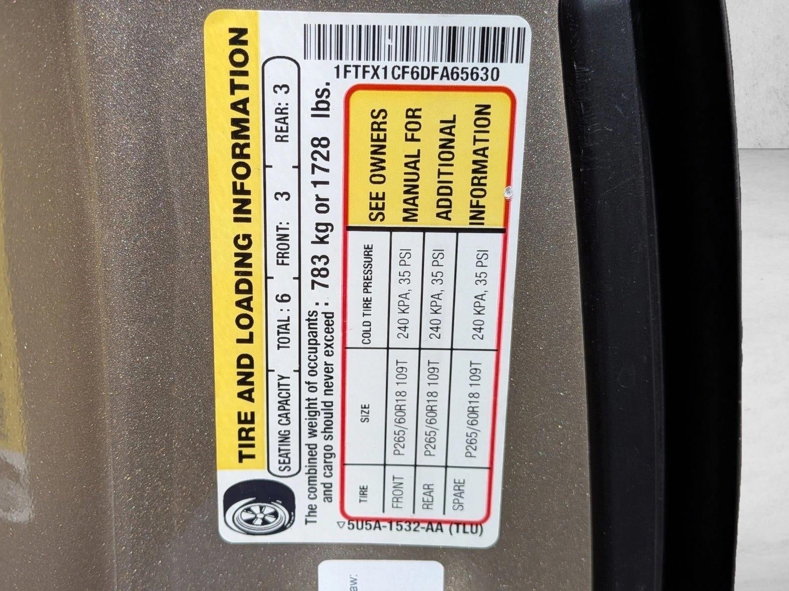 2013 Ford F-150 2WD SuperCab 6-1/2 Ft Box XLT