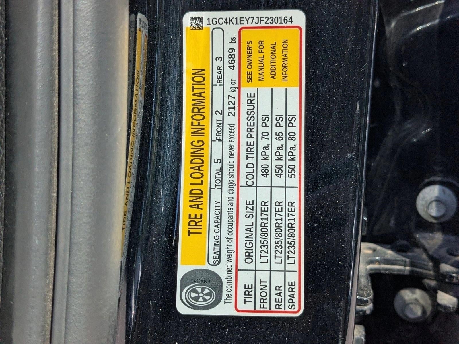 2018 Chevrolet Silverado 3500 HD Crew Cab Long Box 4-Wheel Drive High Country