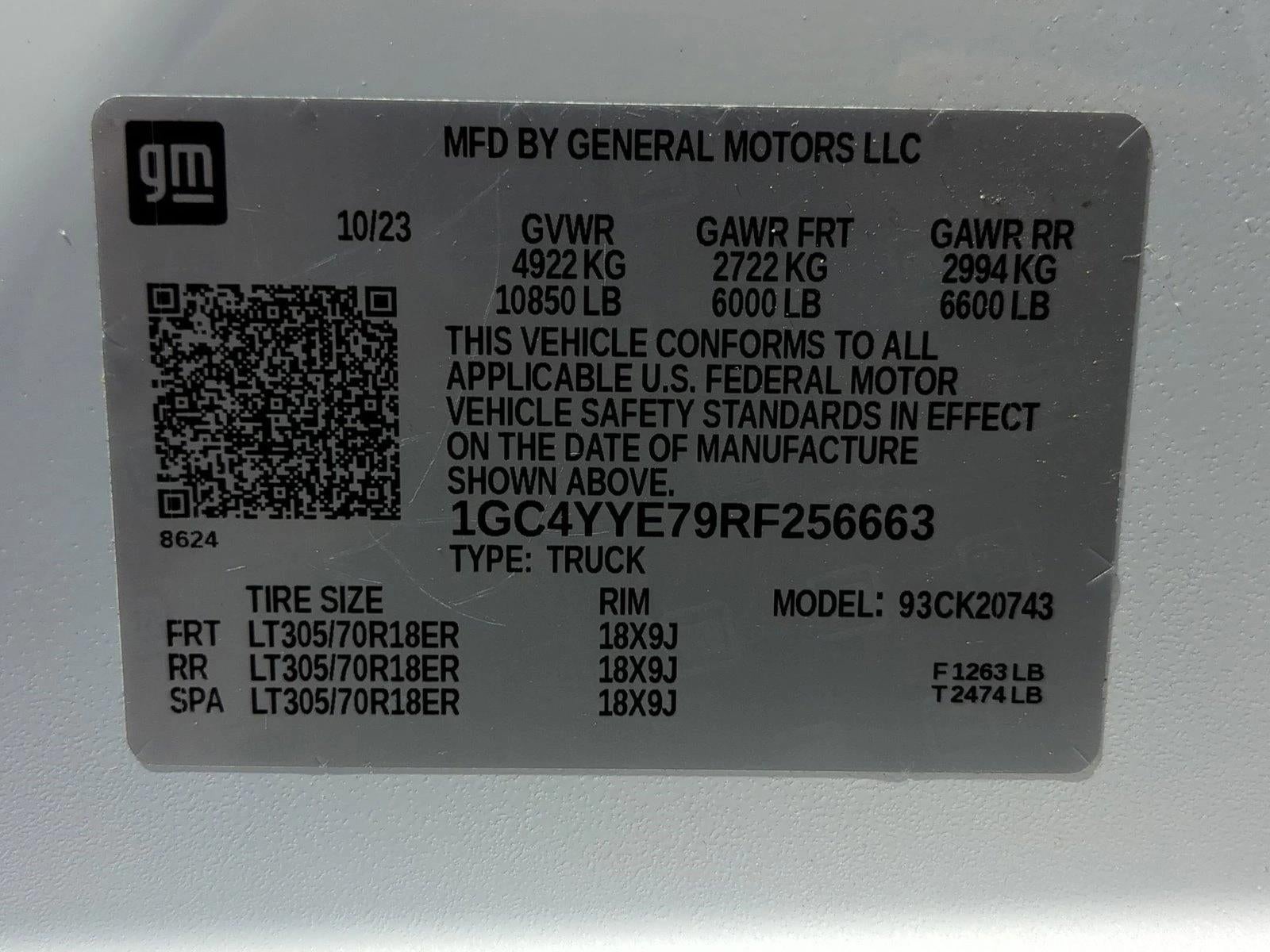 2024 Chevrolet Silverado 2500 HD Crew Cab Standard Box 4-Wheel Drive ZR2