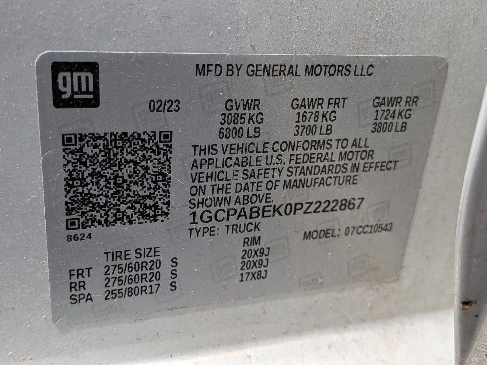 2023 Chevrolet Silverado 1500 Crew Cab Short Box 2-Wheel Drive Custom