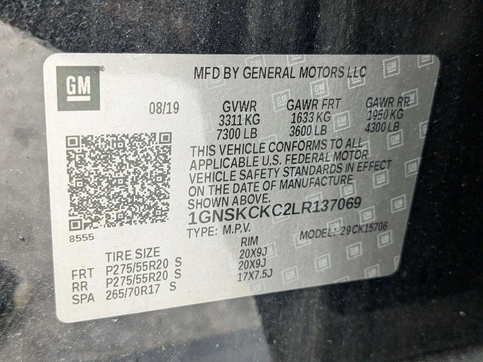 2020 Chevrolet Tahoe 4WD Premier