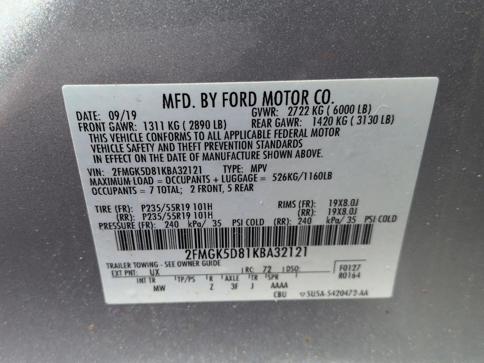 2019 Ford Flex Limited FWD