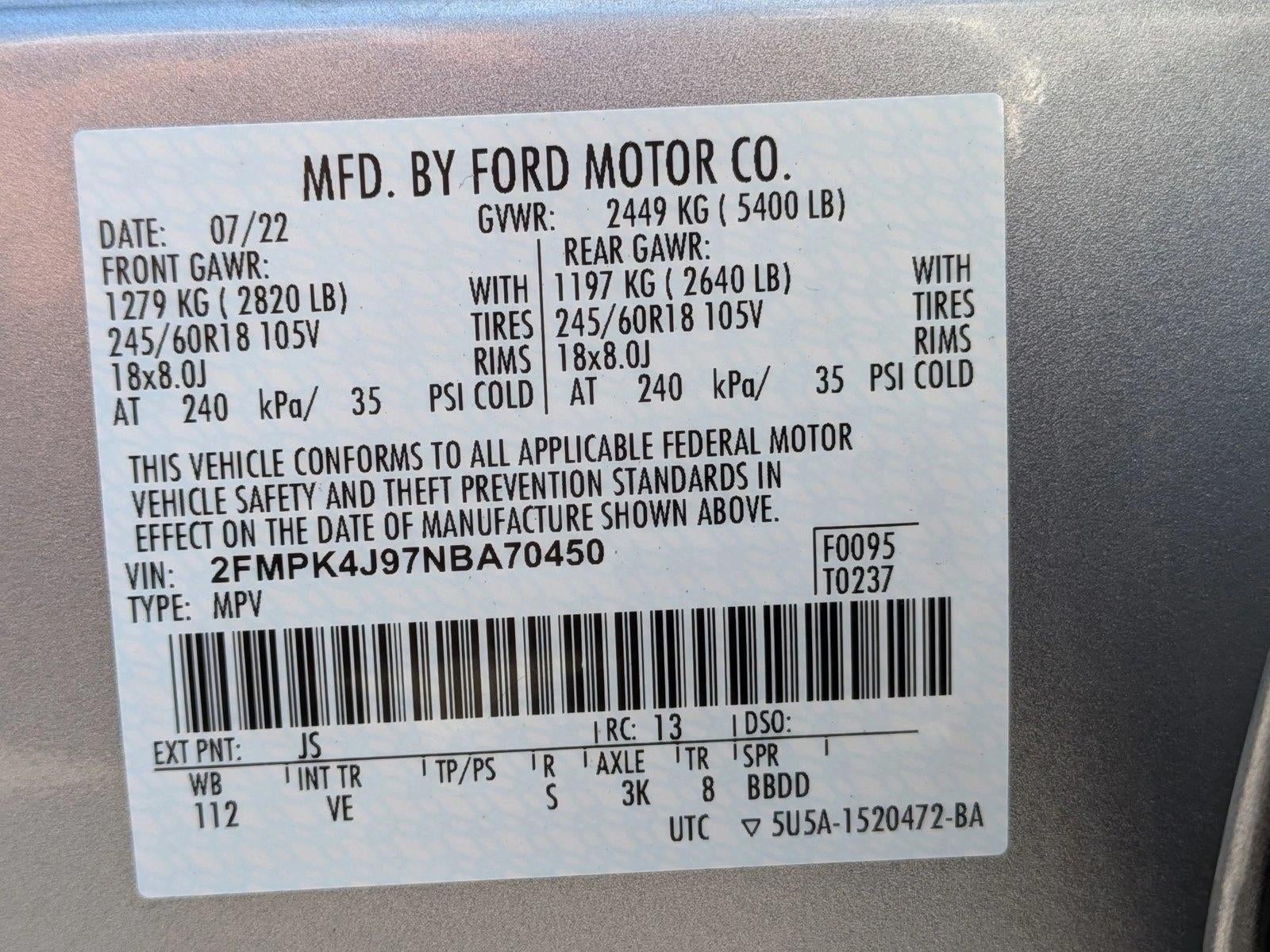 2022 Ford Edge SEL AWD