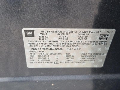 2018 Chevrolet Equinox FWD Premier