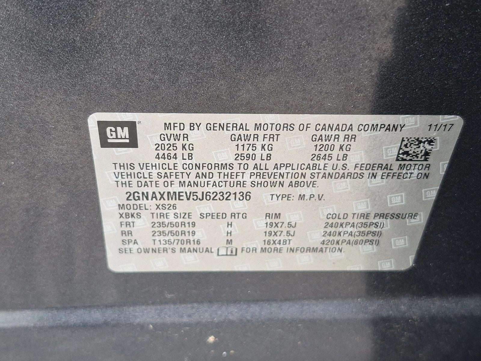2018 Chevrolet Equinox FWD Premier