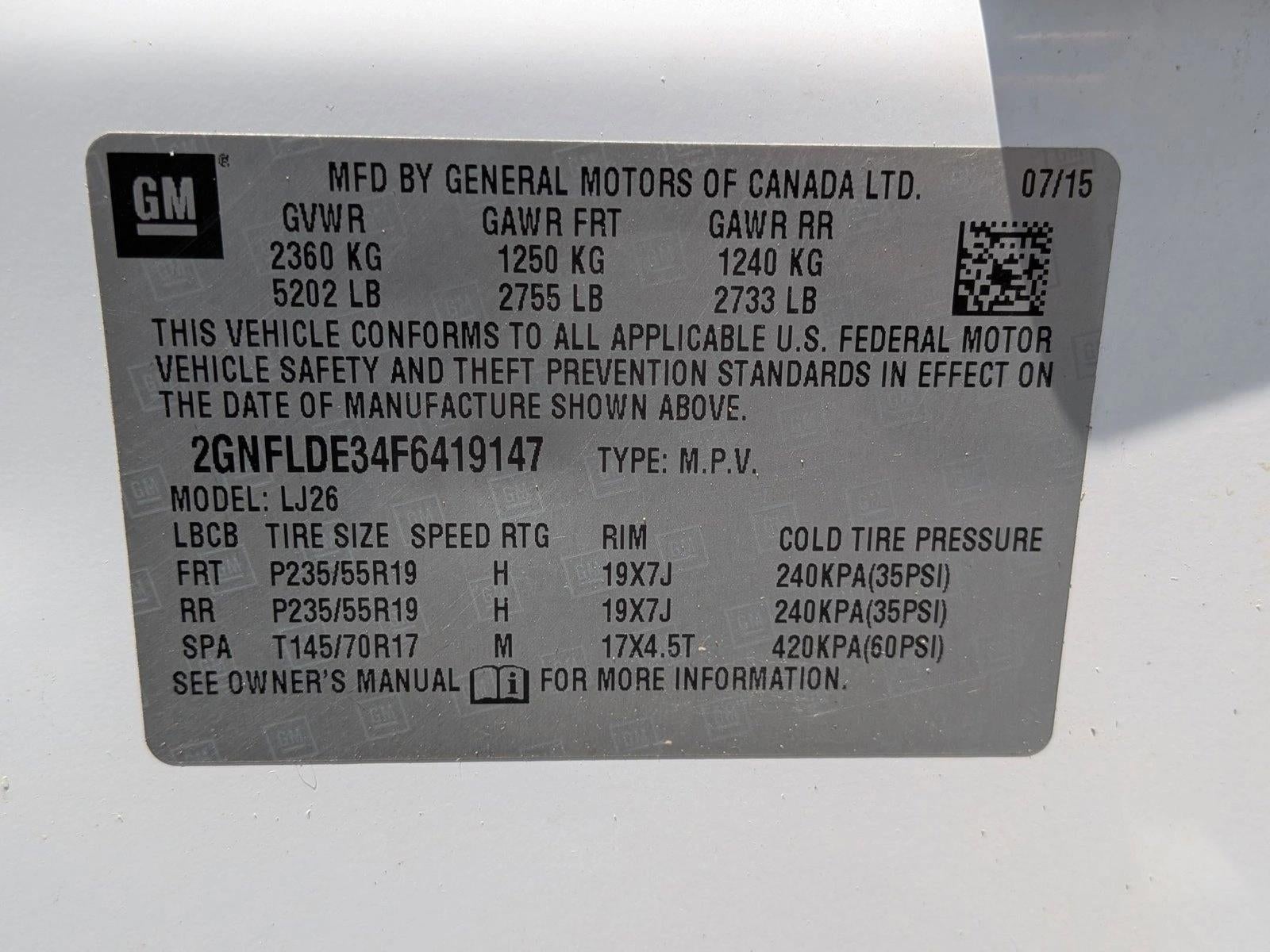 2015 Chevrolet Equinox FWD LTZ