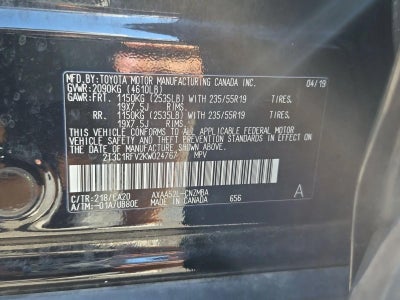 2019 Toyota RAV4 XLE Premium FWD (Natl)