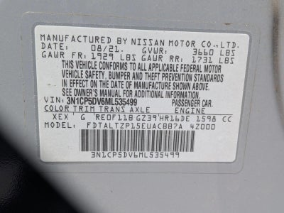 2021 Nissan Kicks SR FWD