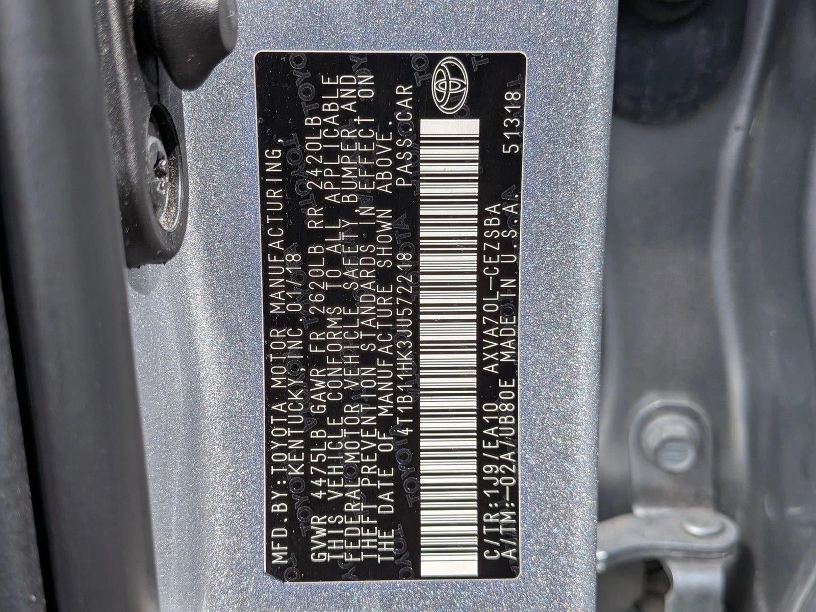 2018 Toyota Camry SE Auto (SE)