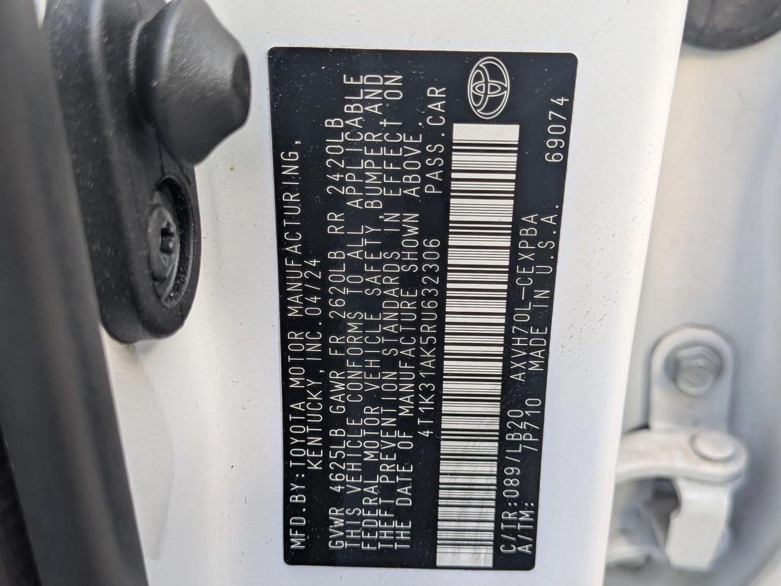 2024 Toyota Camry Hybrid XSE CVT (Natl)