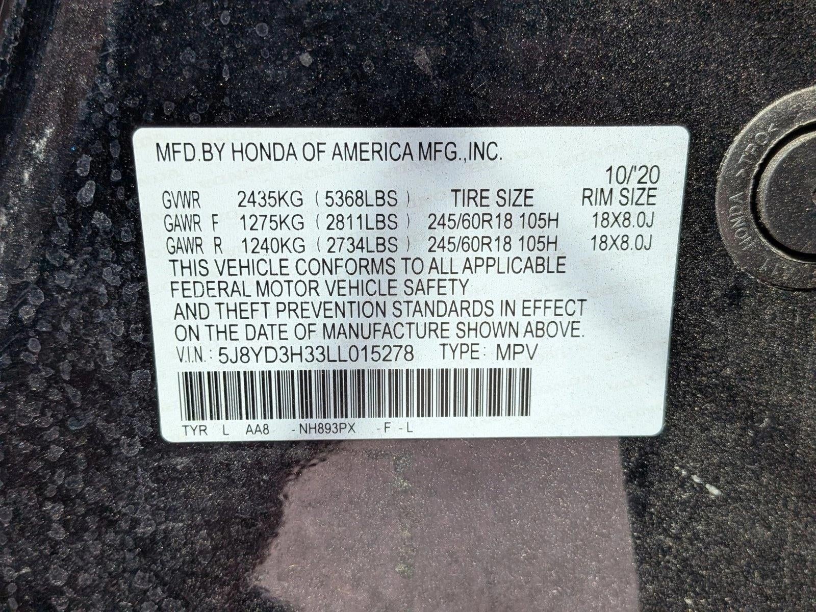 2020 Acura MDX FWD 7-Passenger