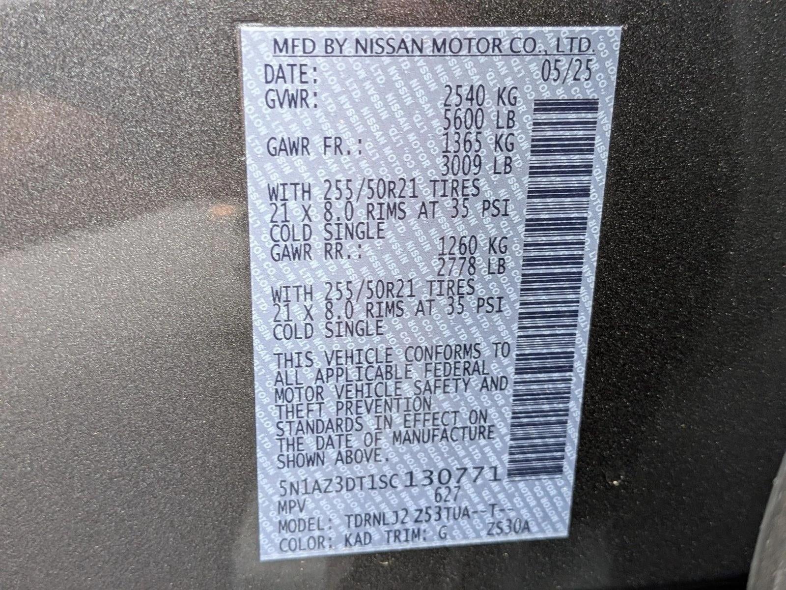 2025 Nissan Murano AWD Platinum