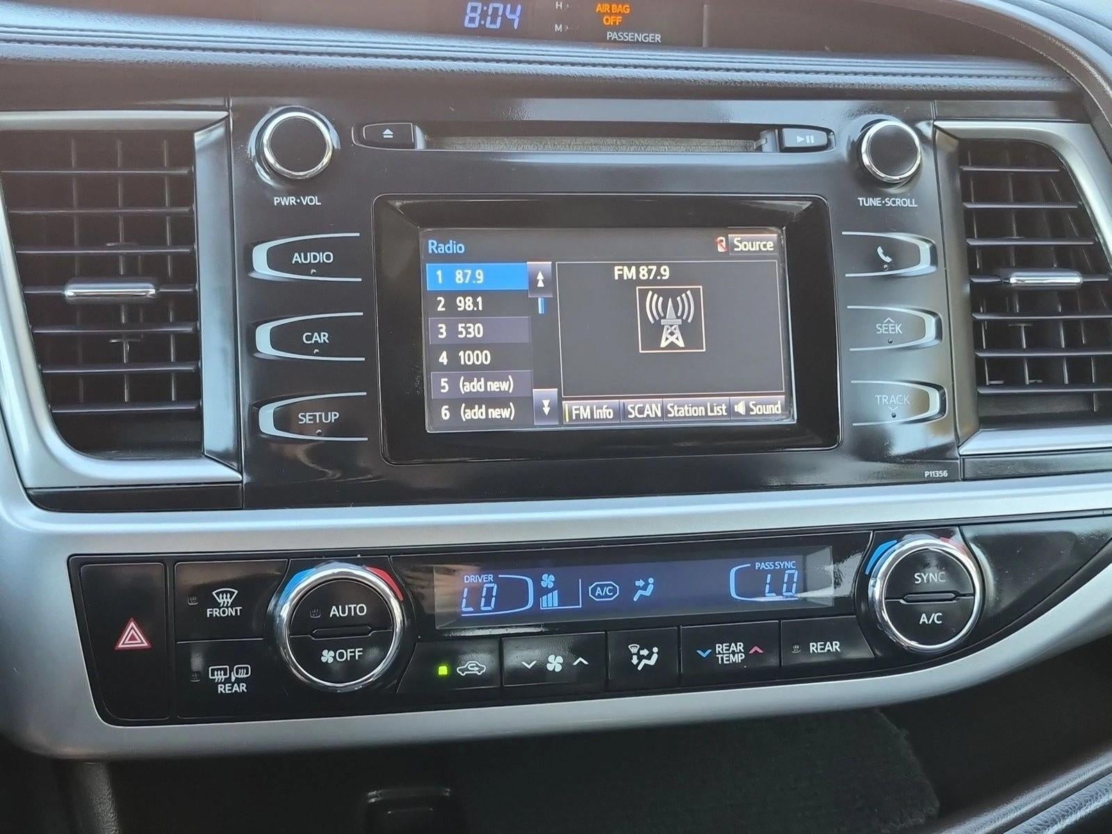 2017 Toyota Highlander Hybrid LE V6 AWD (Natl)