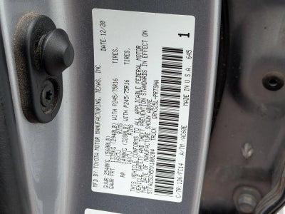 2021 Toyota Tacoma 2WD 2WD SR5 Double Cab 5' Bed V6 AT (GS)