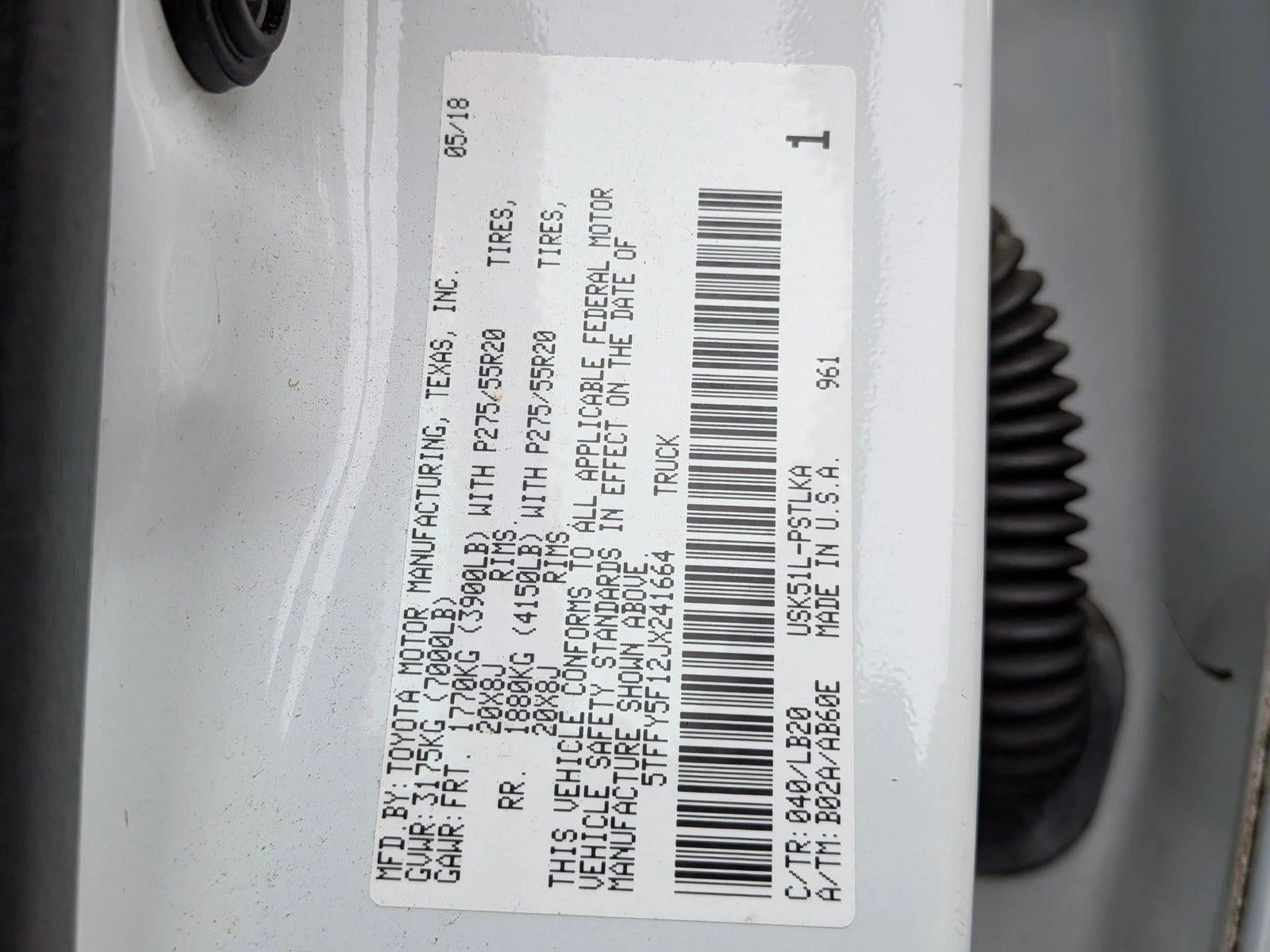 2018 Toyota Tundra 2WD 2WD Limited CrewMax 5.5' Bed 5.7L (GS)