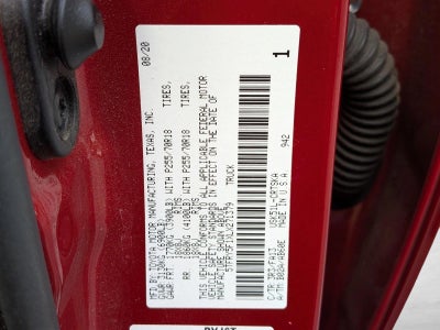 2020 Toyota Tundra 2WD 2WD SR Double Cab 6.5' Bed 5.7L (Natl)