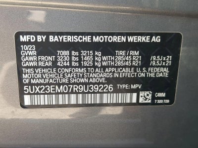 2024 BMW X7 xDrive40i Sports Activity Vehicle