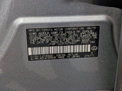 2015 Lexus IS 250 4dr Sport Sdn RWD