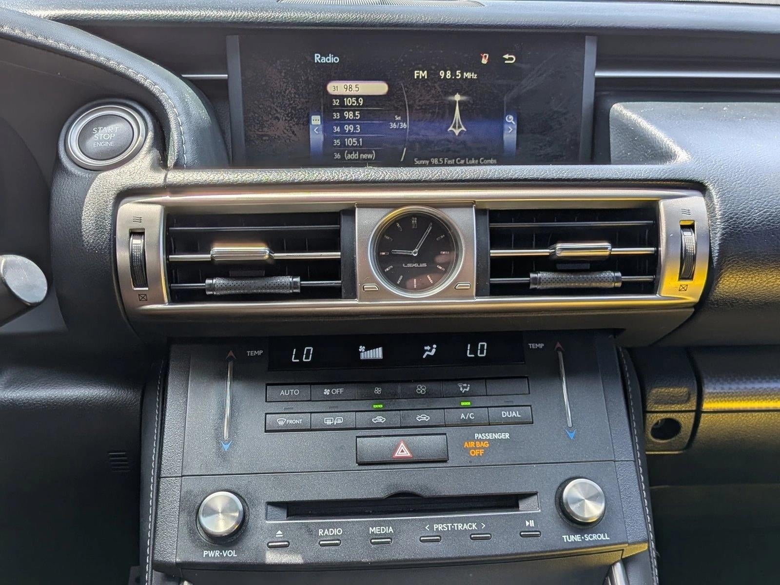 2015 Lexus IS 250 4dr Sport Sdn RWD