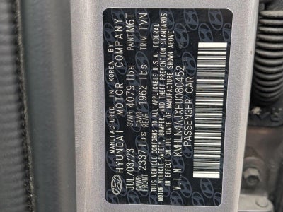 2023 Hyundai ELANTRA Hybrid Limited DCT