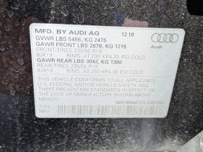 2020 Audi Q5 Premium Plus 45 TFSI quattro