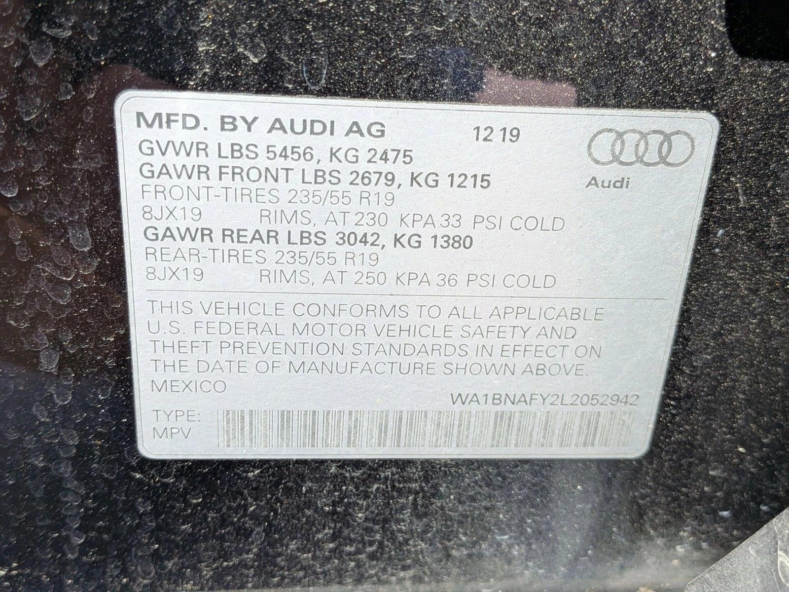 2020 Audi Q5 Premium Plus 45 TFSI quattro