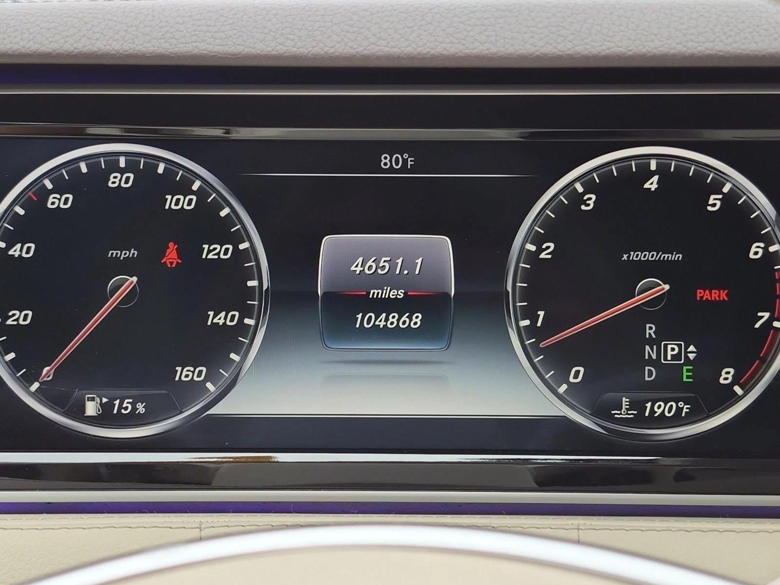 2015 Mercedes-Benz S-Class S 550 4MATIC® Coupe