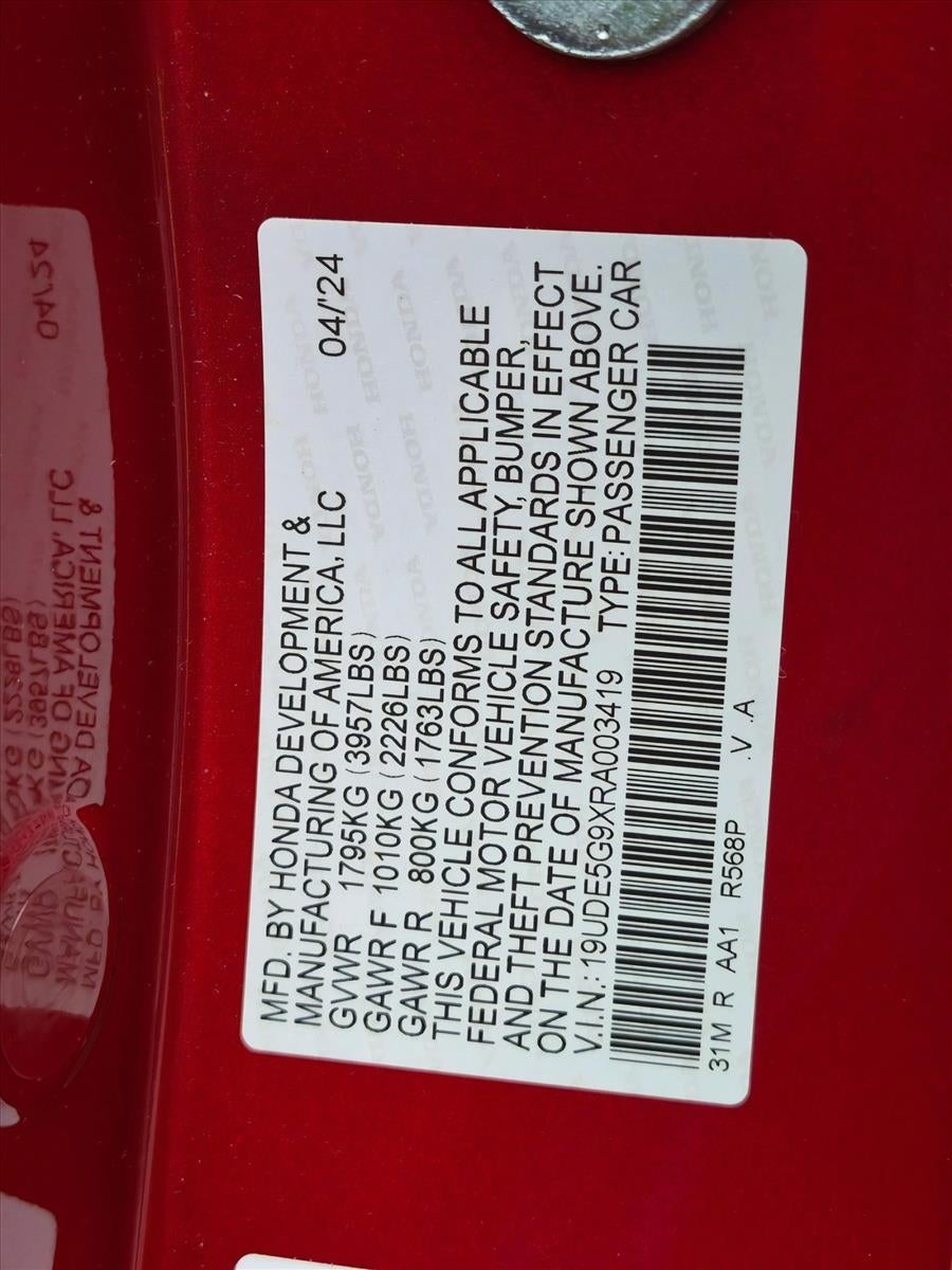 2024 Acura Integra Type S Manual