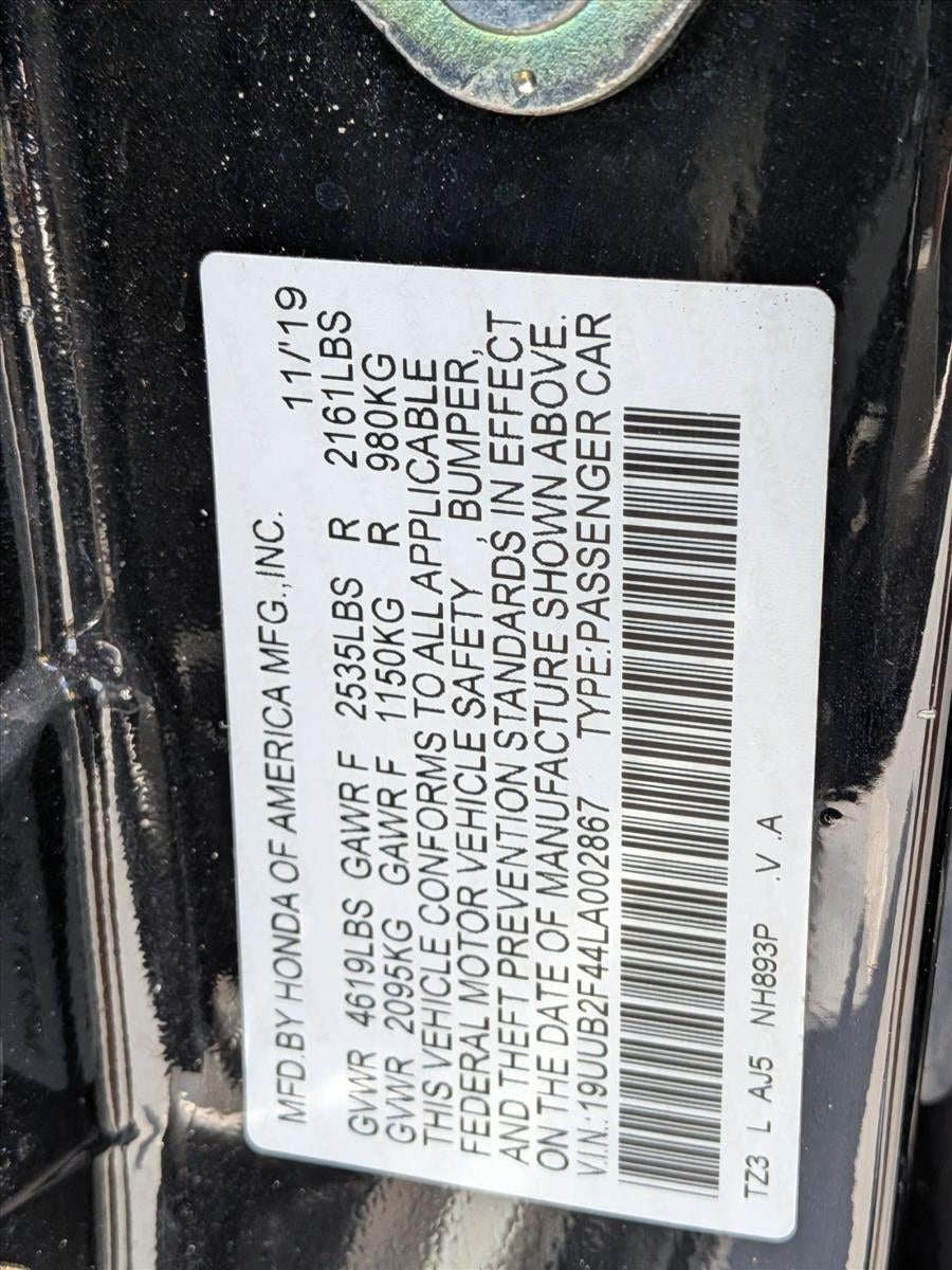 2020 Acura TLX 3.5L FWD w/Technology Pkg