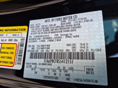 2025 Ford Mustang GT Premium Fastback