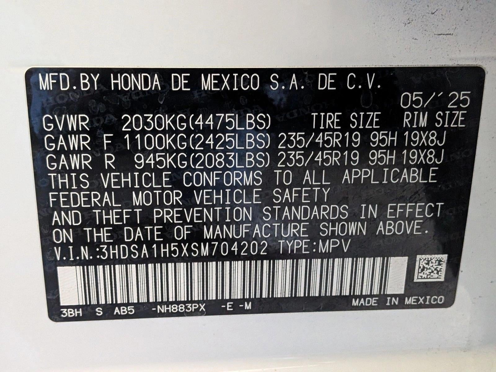 2025 Acura ADX FWD w/A-Spec Package