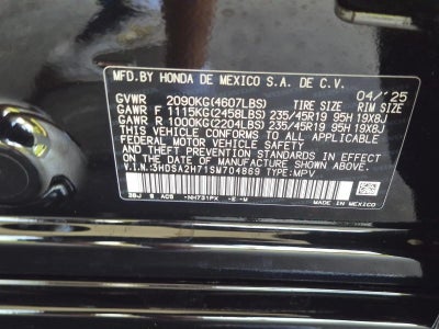2025 Acura ADX AWD w/A-Spec Advance Package