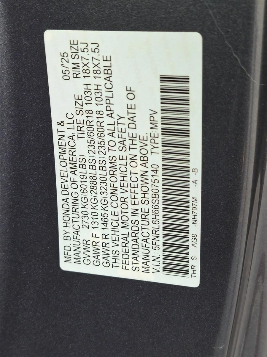 2025 Honda Odyssey EX-L Auto