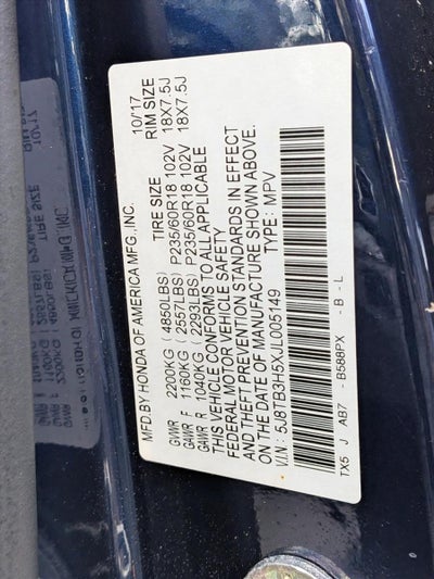 2018 Acura RDX FWD w/Technology Pkg