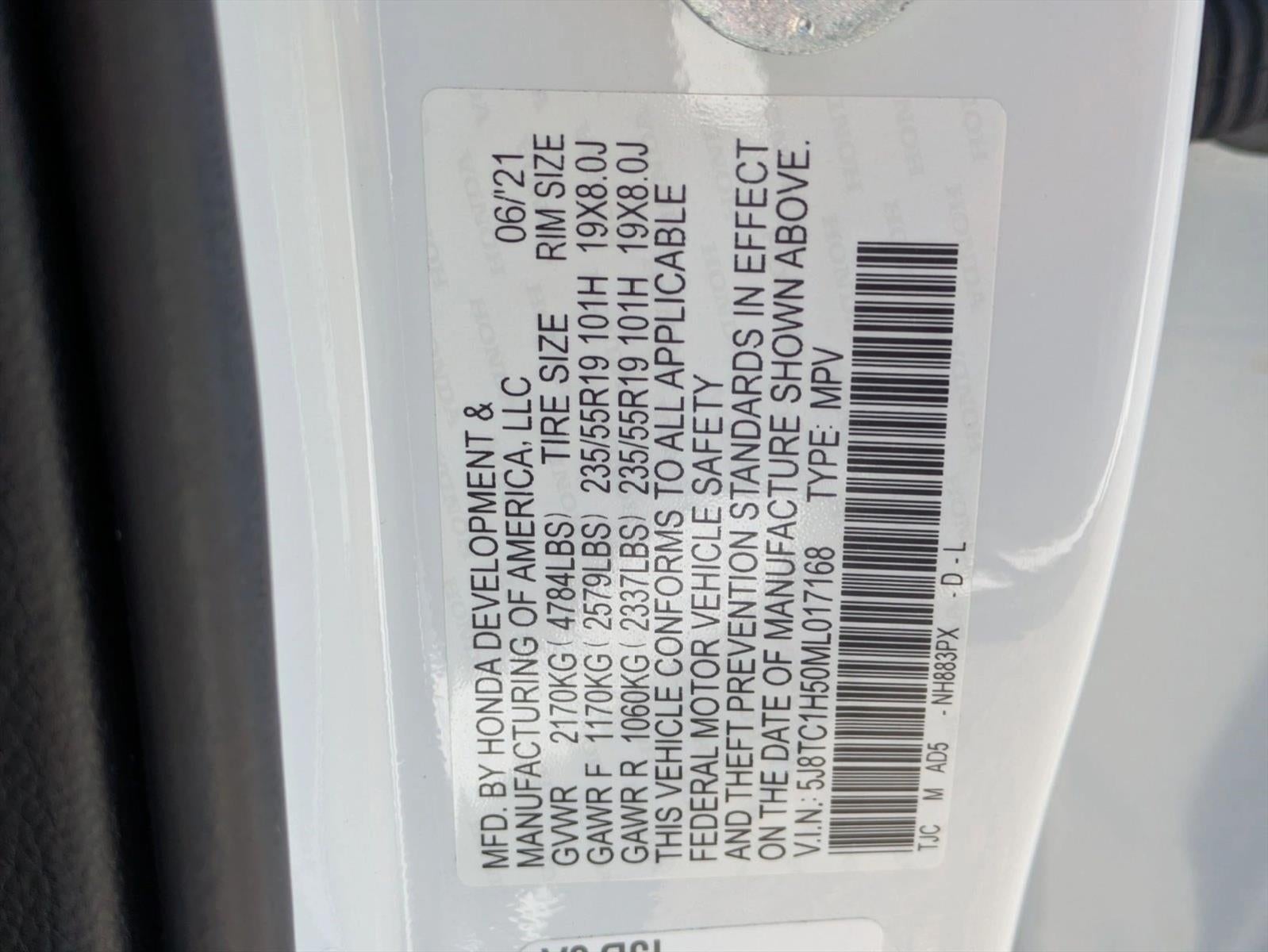 2021 Acura RDX FWD w/Technology Package