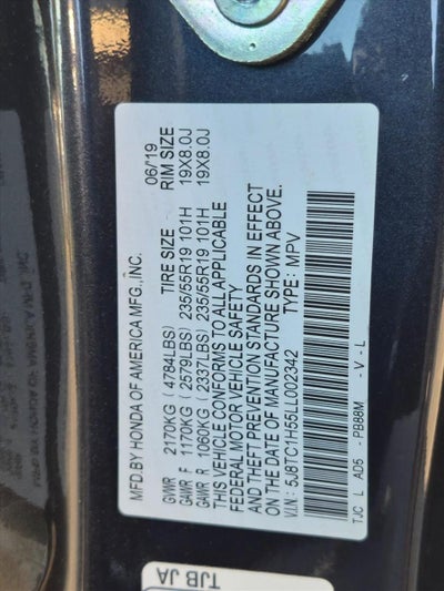 2020 Acura RDX FWD w/Technology Pkg