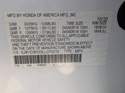 2020 Acura MDX FWD 7-Passenger