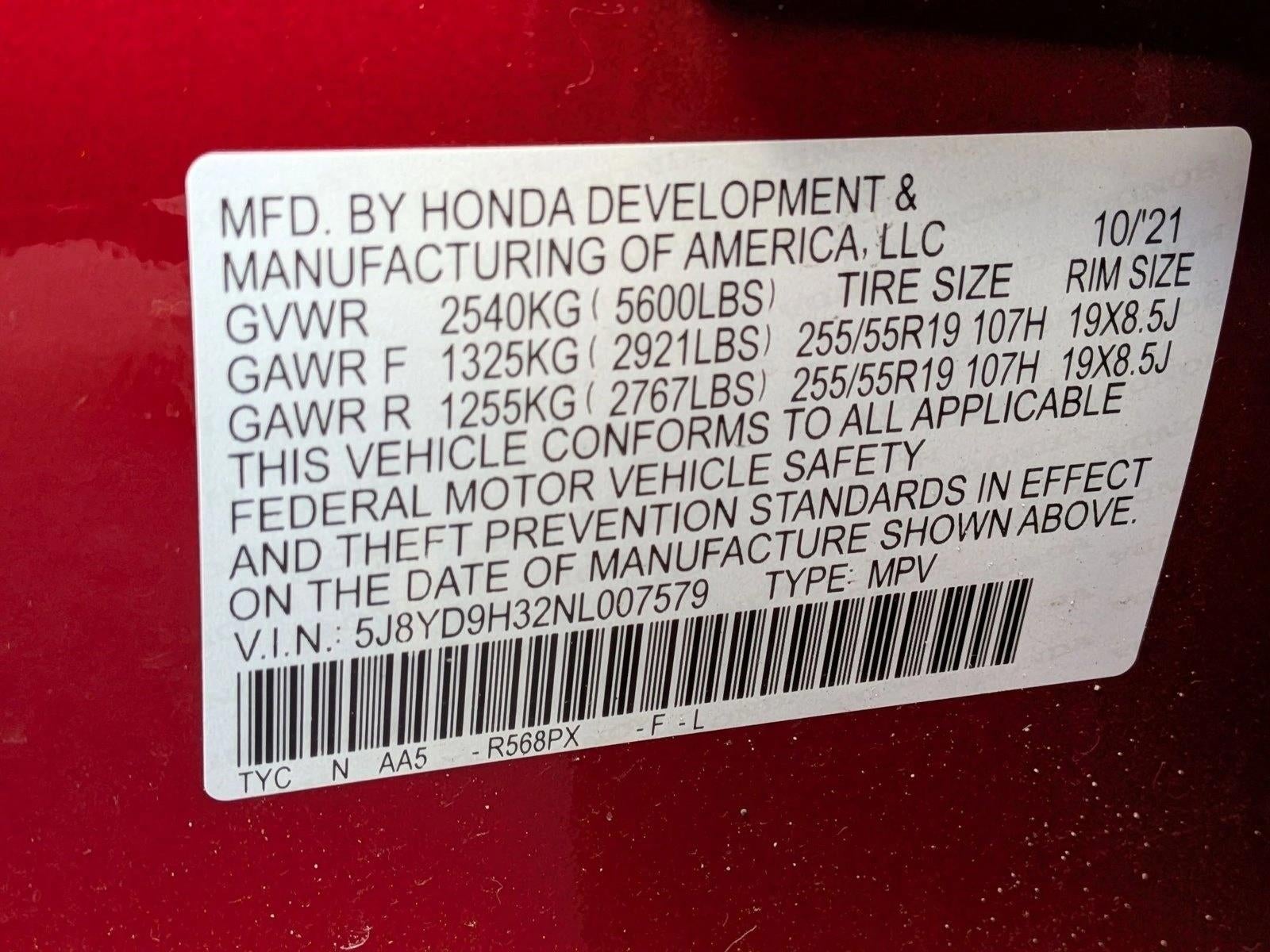 2022 Acura MDX FWD