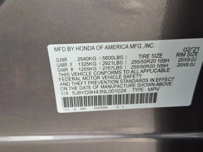 2022 Acura MDX FWD w/Technology Package