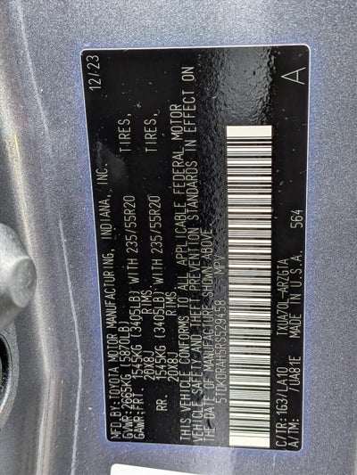 2024 Toyota Highlander Platinum FWD (Natl)