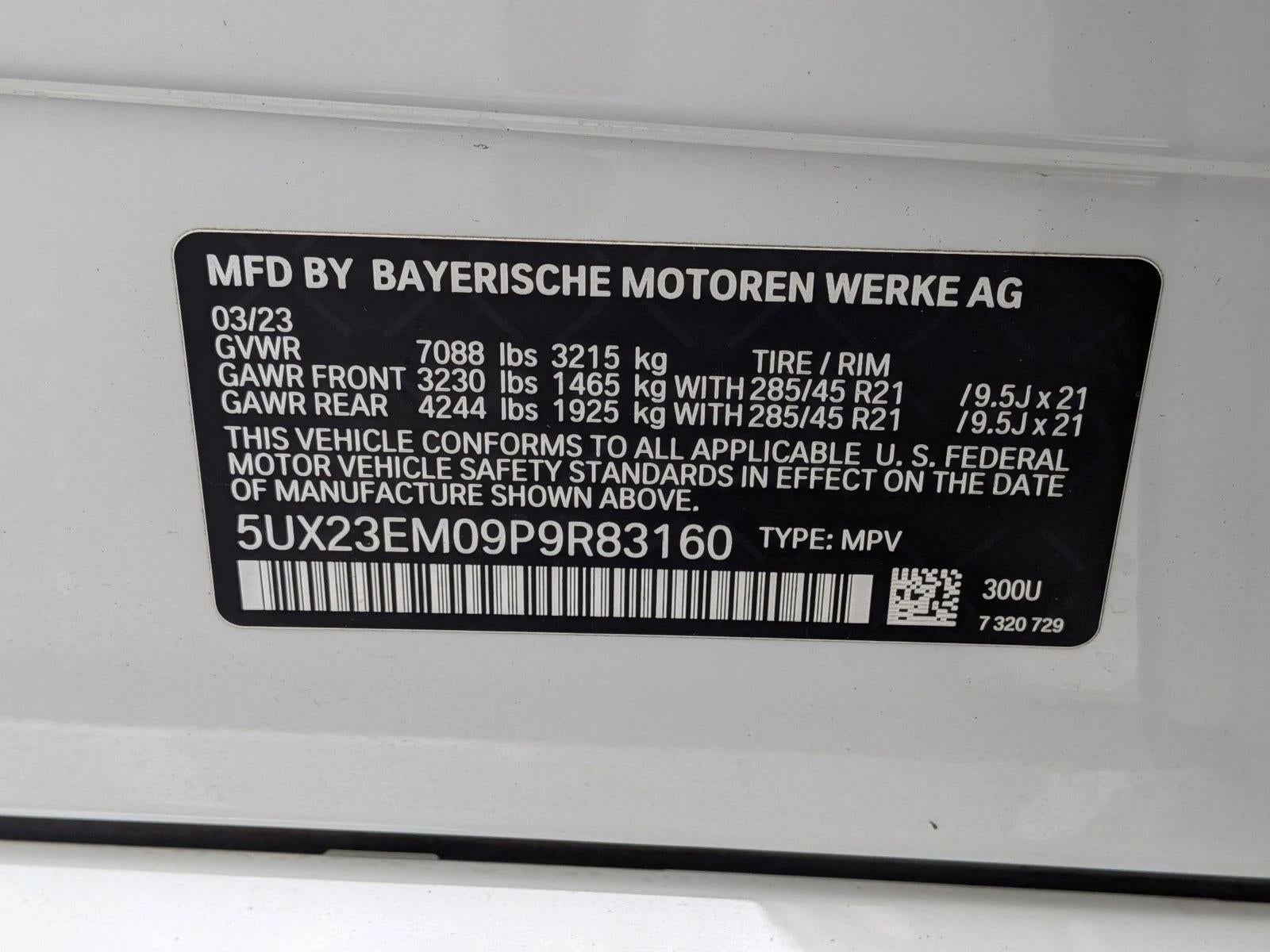 2023 BMW X7 xDrive40i Sports Activity Vehicle