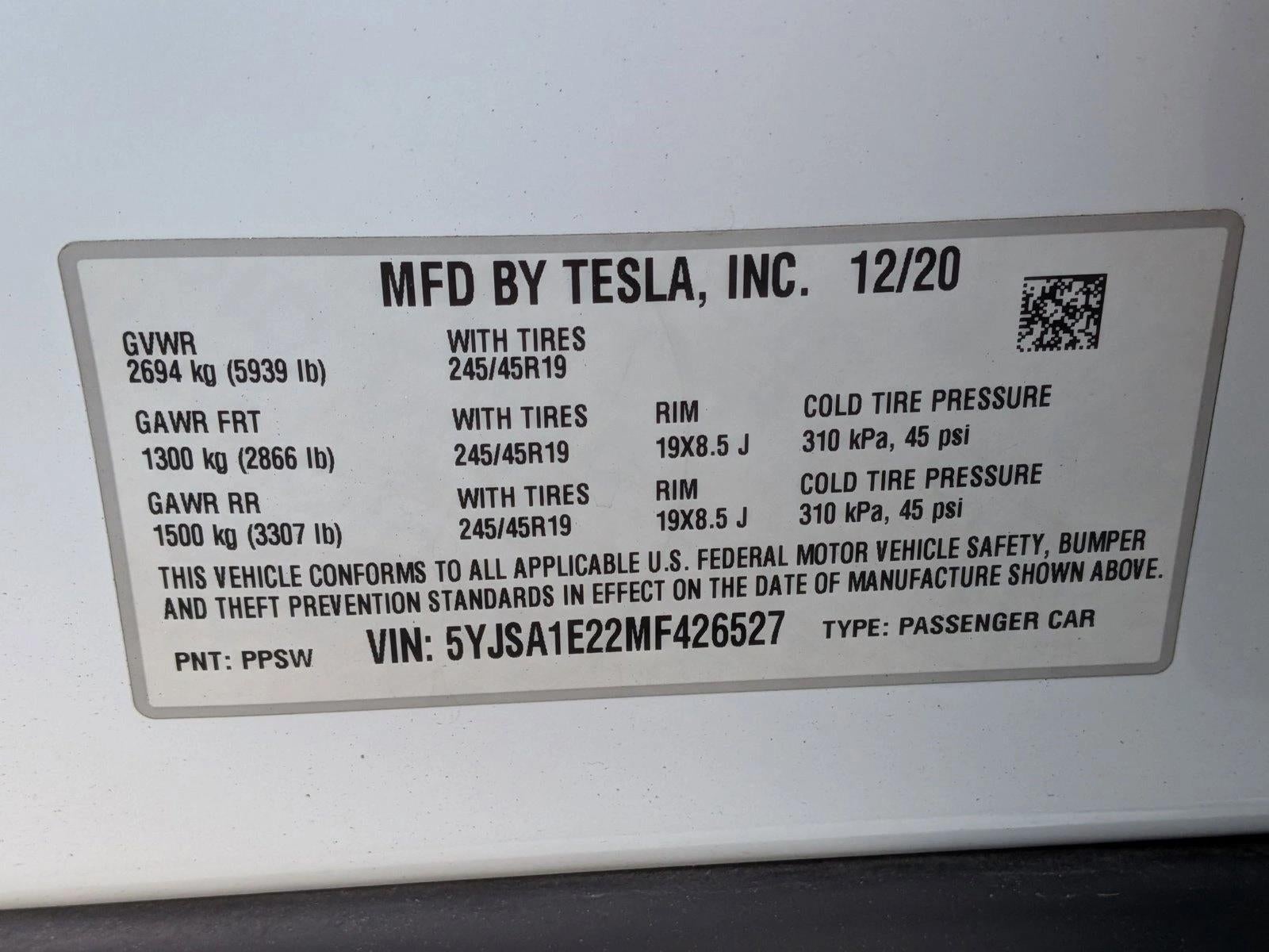 2021 Tesla Model S Long Range AWD