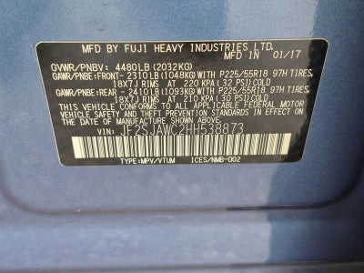 2017 Subaru Forester 2.5i Touring CVT