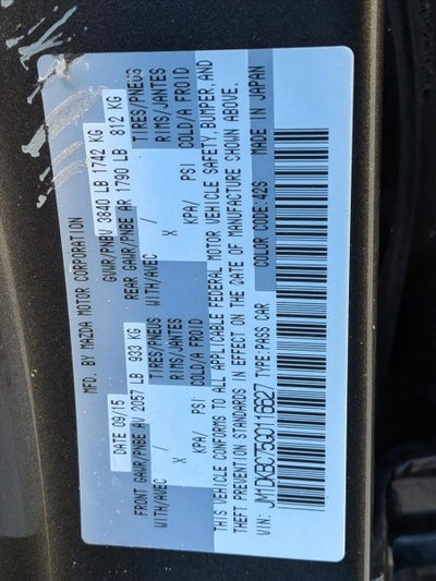 2016 Mazda Mazda CX-3 FWD 4dr Touring