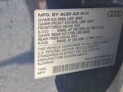 2025 Audi Q7 Premium Plus 55 TFSI quattro
