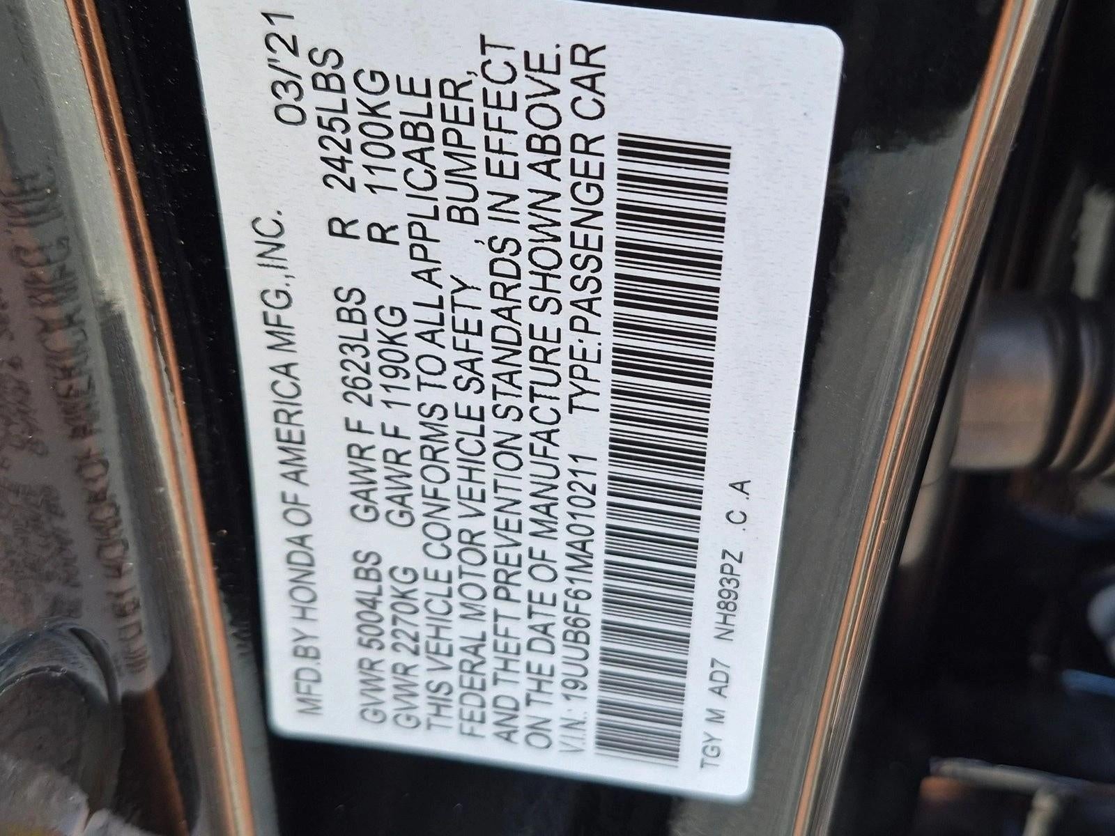 2021 Acura TLX SH-AWD w/Advance Package