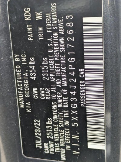 2023 Kia K5 EX Auto FWD