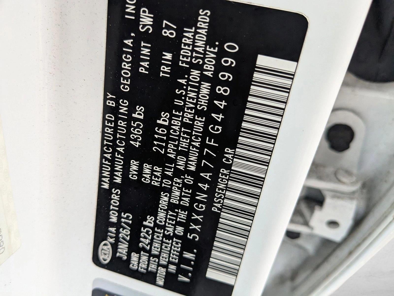 2015 Kia Optima 4dr Sdn EX